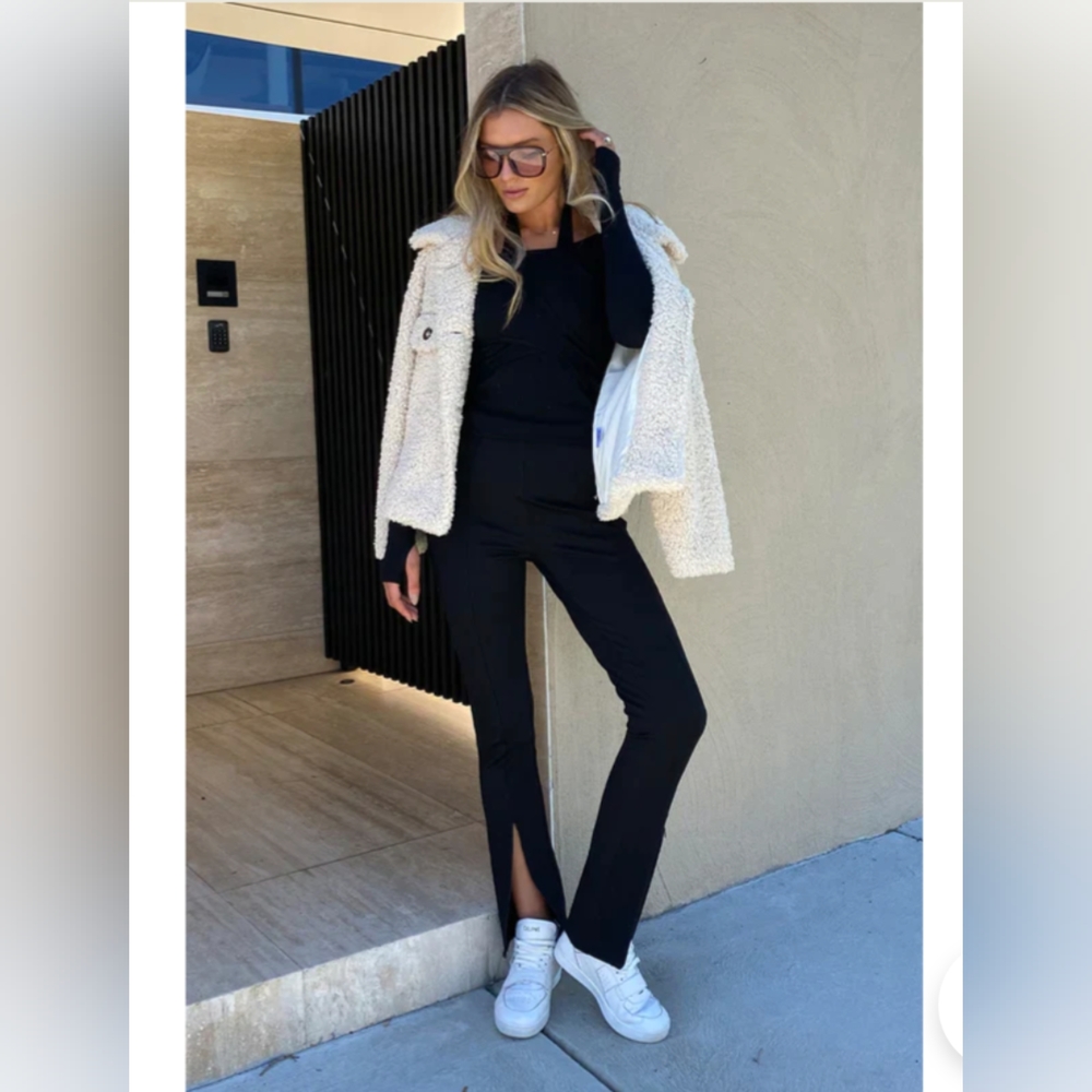 NWT Madison The Label Henley Zip Pants